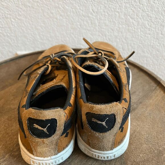 Puma x MCM Suede Leather Buckthorn Brown Sneakers Men's Size 6.5 - Picture 8 of 15